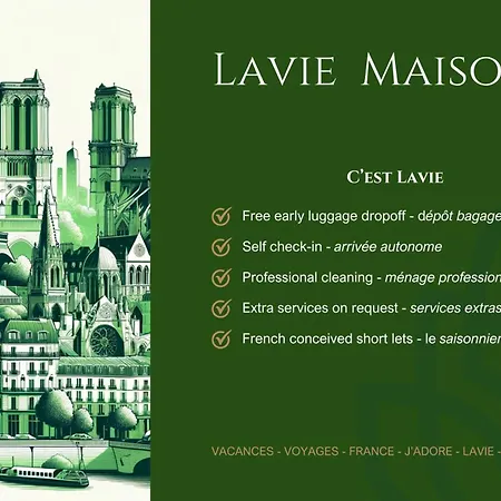 Lavie Maison Marais Hot Tub Ac * Parigi